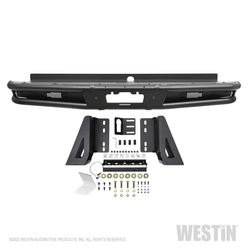 Westin 19-20 Ford Ranger Outlaw Rear Bumper - Textured Black Westin