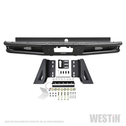 Westin 19-20 Ford Ranger Outlaw Rear Bumper - Textured Black Westin