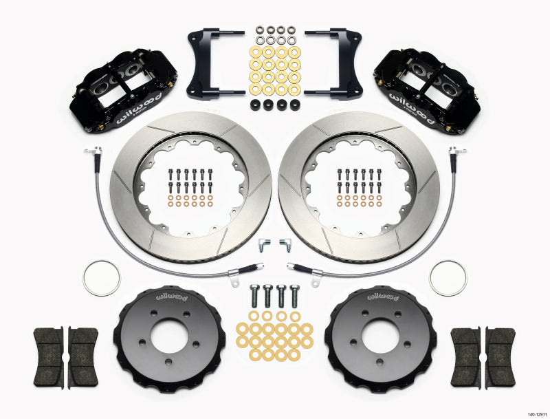 Wilwood Narrow Superlite 6R Front Hat Kit 14.00in 2005-Up Mazda Miata w/ Lines Wilwood