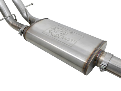 aFe Vulcan Series 4in-3in 304-SS Exhaust Cat-Back 2019 GM Silverado / Sierra 1500 V8-5.3L w/ OE Tips aFe