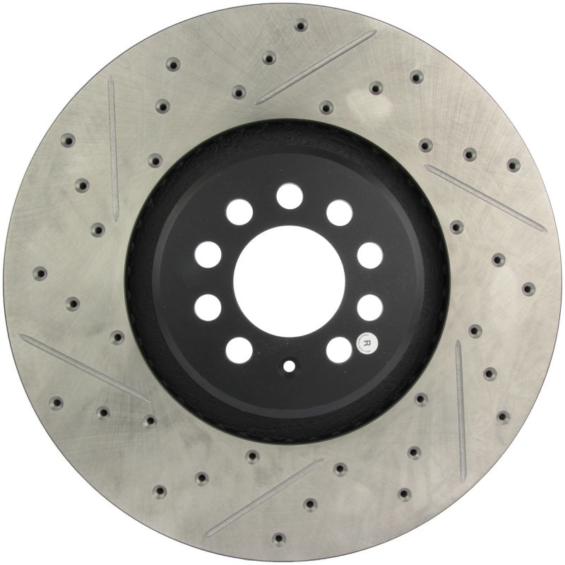 StopTech Slotted & Drilled Sport Brake Rotor - eliteracefab.com