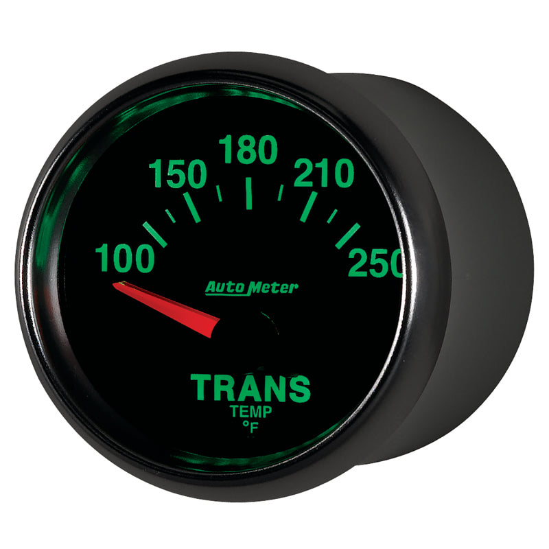 Autometer GS 52mm 100-250 Degree F Short Sweep Electronic Transmission Temperature Gauge 3849