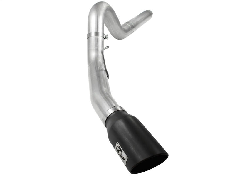 aFe ATLAS 5 IN Aluminized Steel DPF-Back Exhaust System w/Black Tip for 2008-2010 F-250/F-350/F-450/F-550 6.4L - 49-03054-B