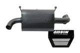 Gibson 16-18 Polaris RZR XP Turbo EPS Base 2.25in Single Exhaust - Black Ceramic