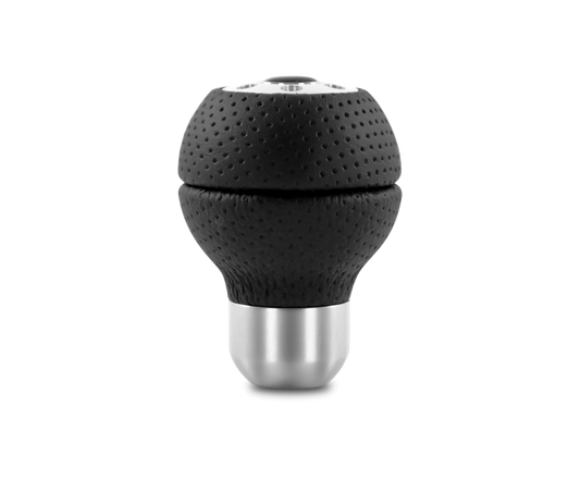 Momo Race Shift Knob - Black Airleather, Aluminum Insert MOMO