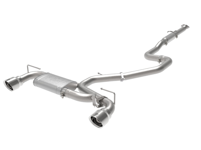 aFe Hyundai Veloster N 21-22 L4-2.0L (t) Takeda Cat-Back Exhaust System- Polished Tips aFe