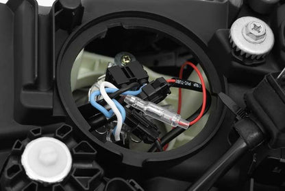 AlphaRex 880804 14-20 Toyota Tundra LUXX LED Proj Headlights Plank Style Alpha Black w/Activ Light/DRL