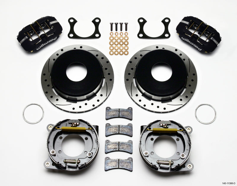 Wilwood Dynapro Low-Profile 11.00in P-Brake Kit Drilled Big Ford 2.36in Offset Currie Wilwood