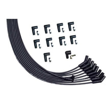 Load image into Gallery viewer, Moroso Universal V8 135 Deg Plug Unsleeved HEI Ultra Spark Plug Wire Set - Black