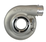 BorgWarner Compressor Cover 72mm SX-E Style V-Band/Hose Outlet