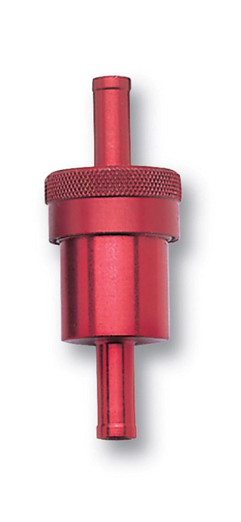 Russell Performance Red Street Fuel Filter (3in Length 1-1/8in diameter 3/8in inlet/outlet)