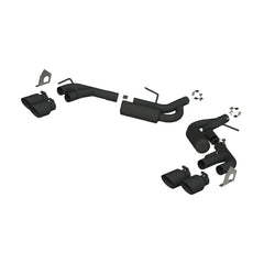 MBRP 16-19 Chevrolet Camaro V6 2.5in BLK NPP Dual Axle Back Exhaust w/ 4in Quad Dual Wall Tips - eliteracefab.com