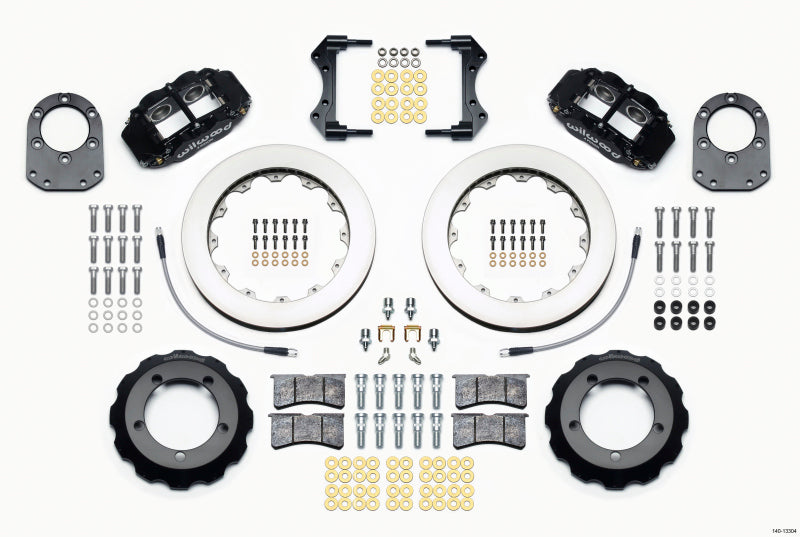 Wilwood Narrow Superlite 4R Front Hat Kit 12.88in 66-75 Ford Bronco Dana 30/44 w/Lines Wilwood