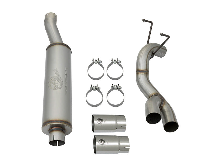 aFe POWER Rebel Series 3.5in 409 SS Cat Back Exhaust w/Pol Tips 14-17 RAM 2500/3500 V8-6.4L Hemi aFe