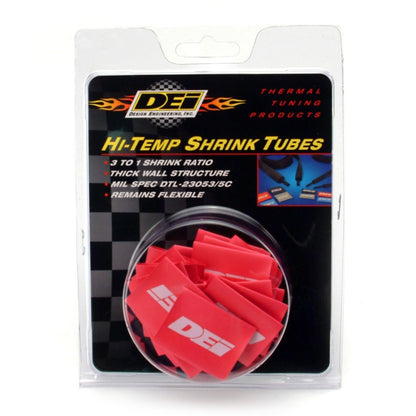 DEI Hi-Temp Shrink Tube 18mm x 1.5in - Red DEI