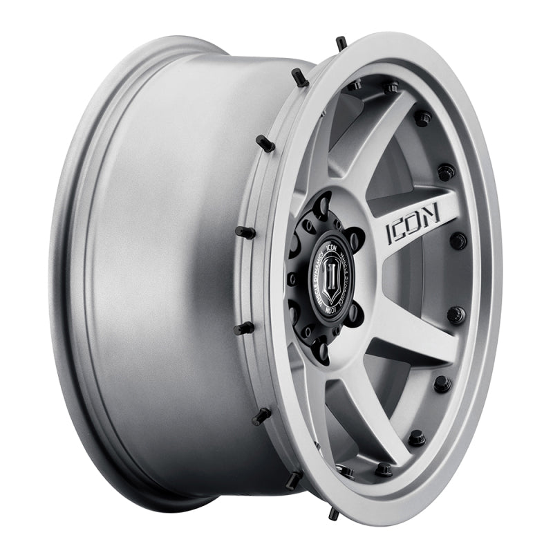 ICON Rebound Pro 17x8.5 6x135 6mm Offset 5in BS 87.1mm Bore Titanium Wheel - eliteracefab.com