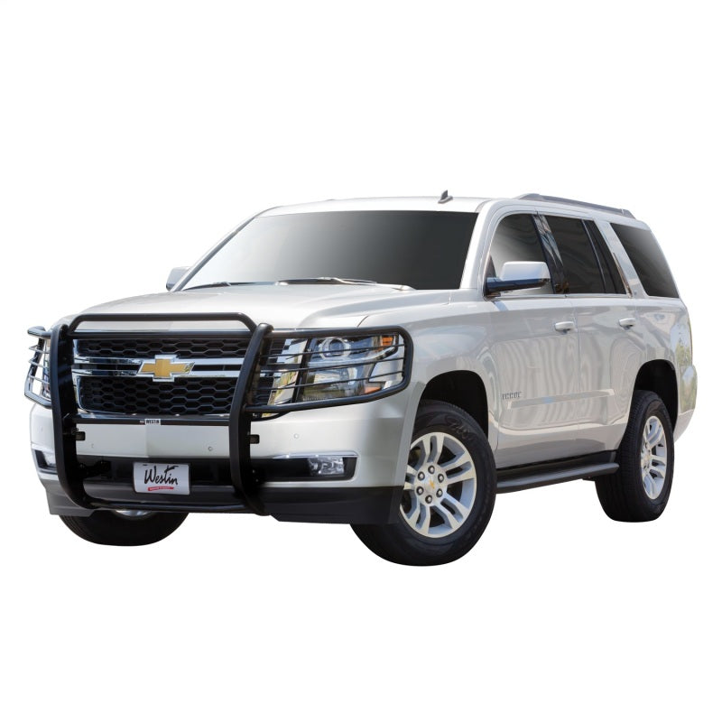 Westin 2015-2018 Chevrolet Suburban/Tahoe Sportsman Grille Guard - Black Westin