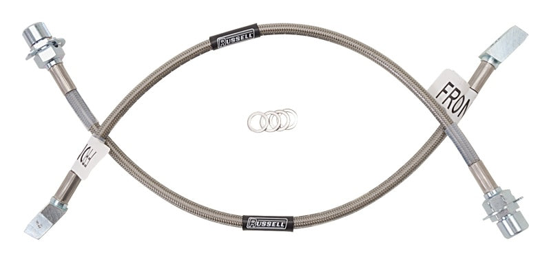 Russell Performance 96-01 Ford Mustang Cobra (Fronts Only) Brake Line Kit Russell