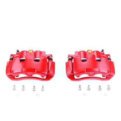 Power Stop 07-09 Chrysler Aspen Front Red Calipers w/Brackets - Pair - eliteracefab.com