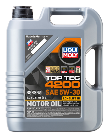 LIQUI MOLY 5L Top Tec 4200 Motor Oil 5W30 LIQUI MOLY