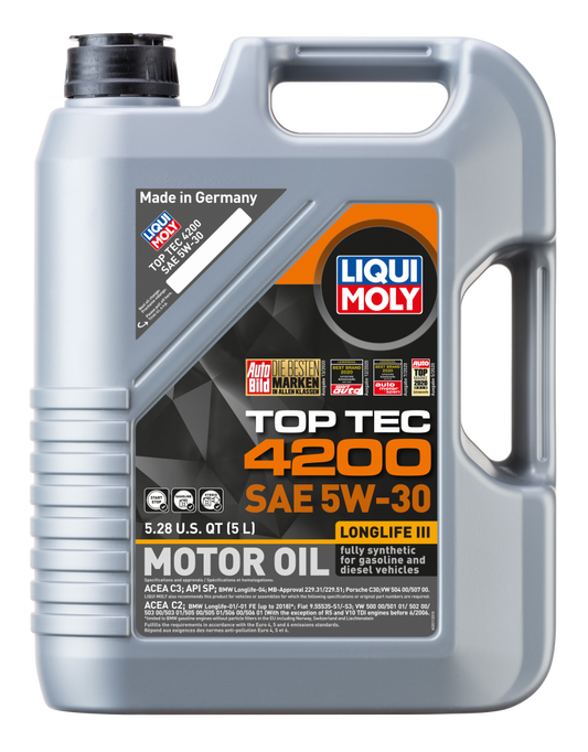 LIQUI MOLY 5L Top Tec 4200 Motor Oil 5W30 LIQUI MOLY