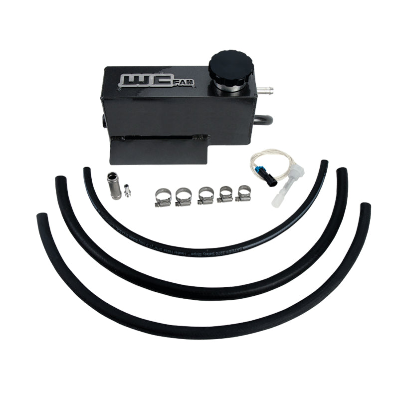 Wehrli 11-16 Chevrolet 6.6L LML Duramax Twin Turbo Style Coolant Tank Kit - Gloss Black