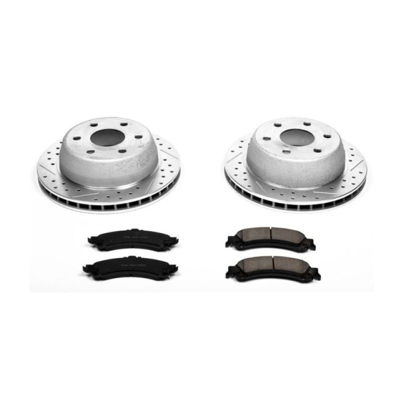 Power Stop 02-06 Cadillac Escalade Rear Z23 Evolution Sport Brake Kit - eliteracefab.com