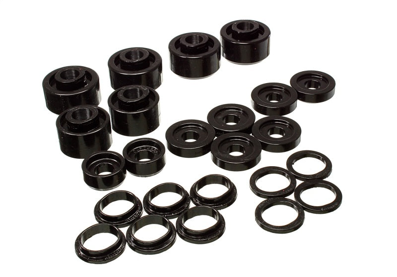 Energy Suspension 2005-07 Ford F-250/F-350 SD 2/4WD Reg Cab Body Mount Set - Black - eliteracefab.com