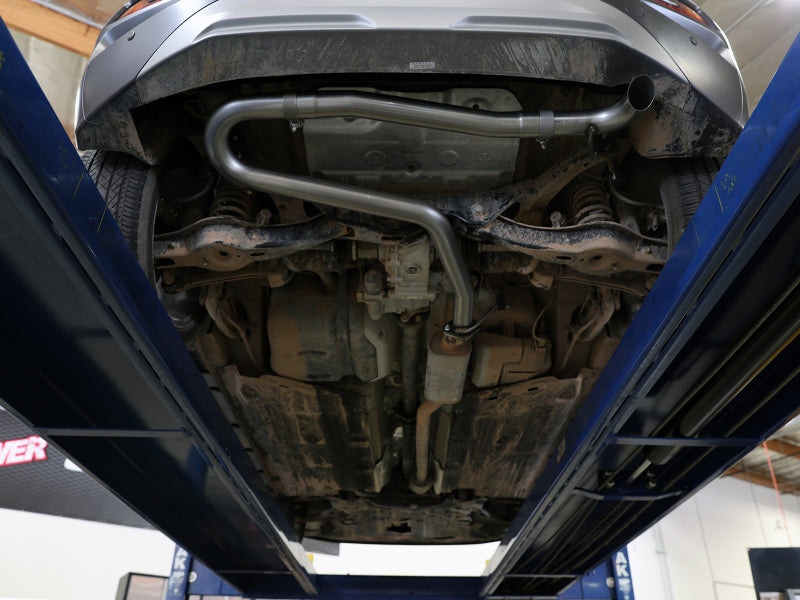 aFe Takeda 2-1/2in 304 SS Axle-Back Exhaust (No Muffler) 18-21 Hyundai Kona L4 1.6L (t) aFe