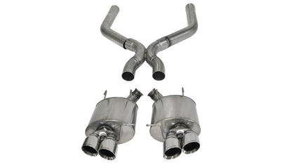 Corsa 13-13 Ford Mustang Shelby GT500 5.8L V8 Polished Sport Axle-Back + XO Exhaust CORSA Performance