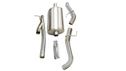 Corsa/dB 02-06 GMC Sierra Denali Ext Cab/Short Bed 1500 6.0L V8 Polished Sport Cat-Back Exhaust CORSA Performance