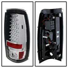 Load image into Gallery viewer, Spyder Chevy Silverado 1500/2500 03-06 (Does Not Fit Stepside)LED Tail Lights Chrm ALT-YD-CS03-LED-C - eliteracefab.com