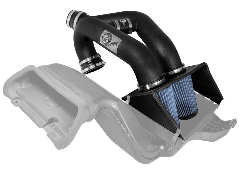 aFe MagnumFORCE Pro 5R Stage-2 XP Intake System 16 Ford F-150 EcoBoost V6-2.7L/3.5L (tt) (Blk) - eliteracefab.com