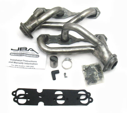 JBA 88-95& 02-03 GM S-Truck 4.3L V6 2WD 1-1/2in Primary Raw 409SS Cat4Ward Header JBA