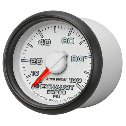 Autometer Factory Match 52.4mm Mechanical 0-100 PSI Exhaust (Drive) Pressure Gauge 8526