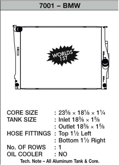 CSF Cooling - Racing & High Performance Division 2006 BMW 325, 07-09 BMW 328, 06-10 BMW 330, 09-10 BMW Z4 BMW - eliteracefab.com