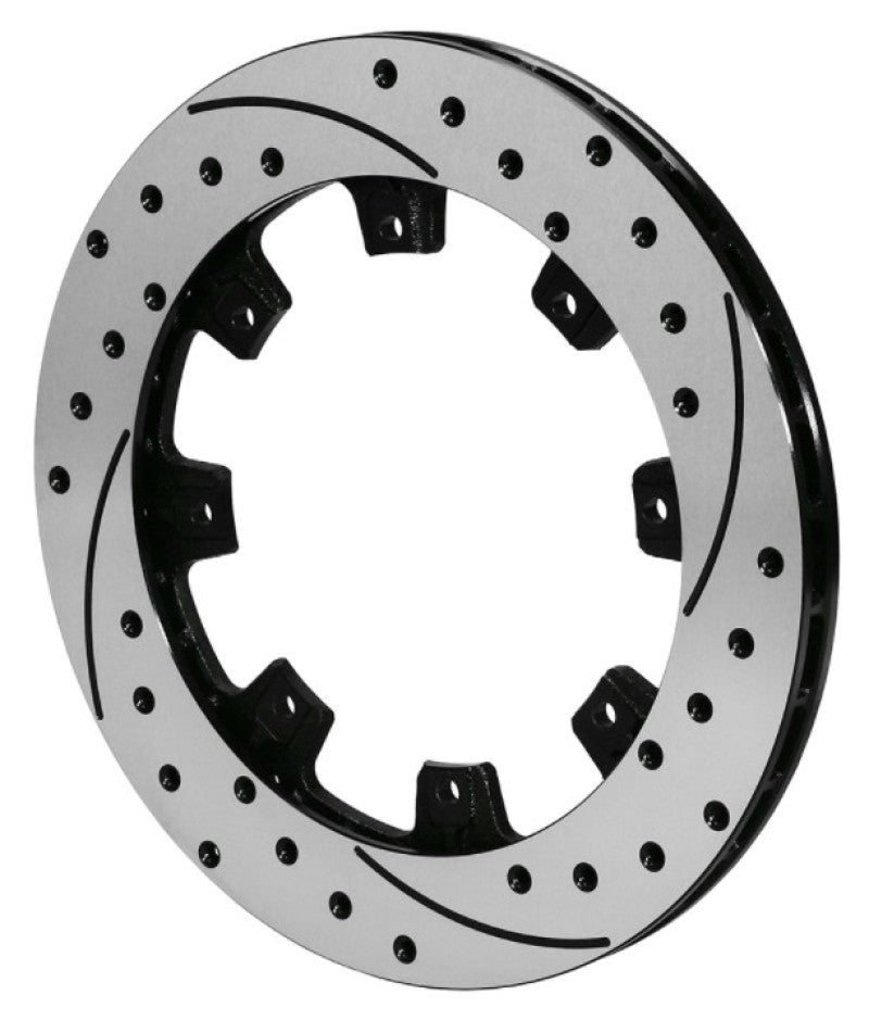 Wilwood Rotor-ULHP Iron RH-SRP BLK Drl 12.19 x .810 - 8 on 7.78in Wilwood