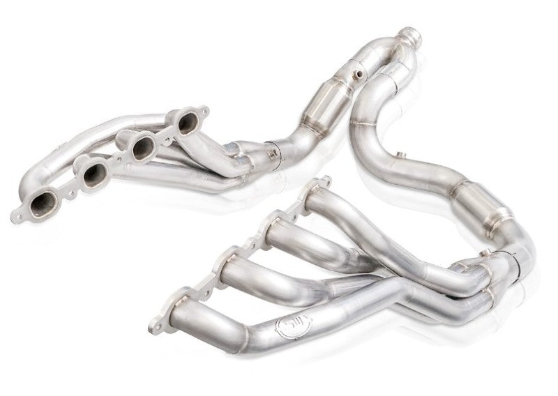 Stainless Works 2019+ Chevrolet Silverado 5.3L Catted Headers 1-7/8in Primaries 3in Leads Y-Pipe Stainless Works