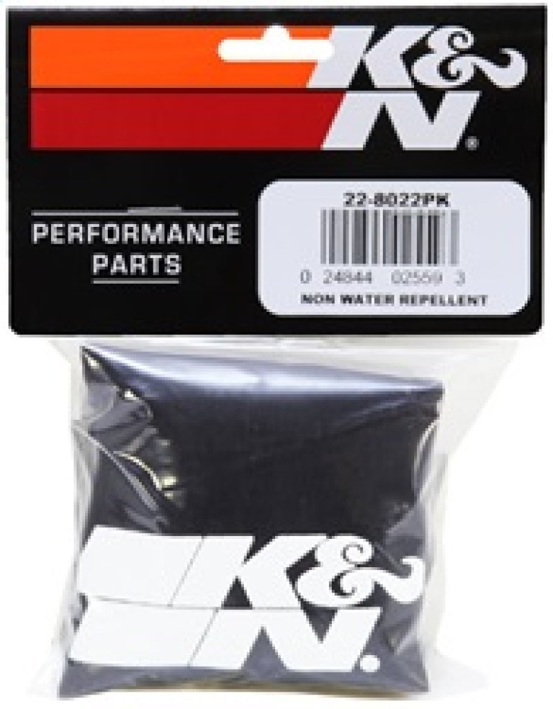 K&N Universal Precharger Round Straight Air Filter Wrap Black 7 Inch ID / 9 Inch Height - eliteracefab.com