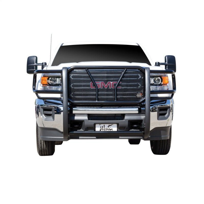 Westin 2015-2018 GMC Sierra 2500/3500 HDX Grille Guard - Black Westin