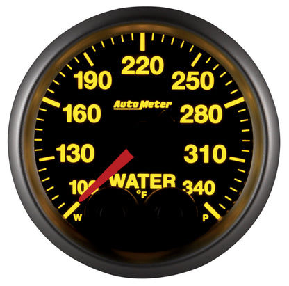 Autometer Elite 52mm 100-340 Deg F Water Temperature Peak and Warn Gauge w/ Electonic Control 5655