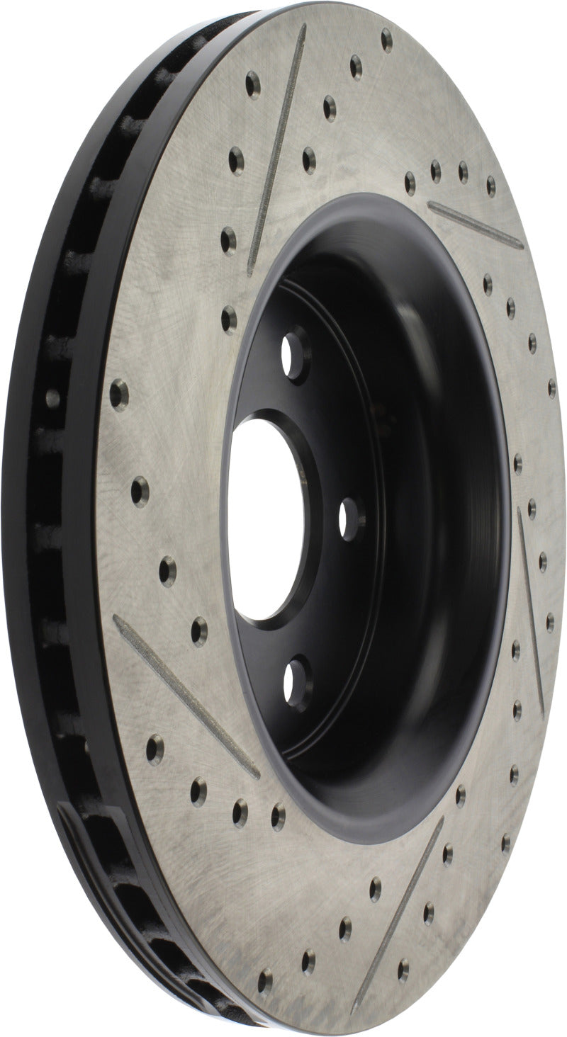 StopTech 11-12 Dodge Durango Sport Drilled & Slotted Front Driver-Side Brake Rotor Stoptech