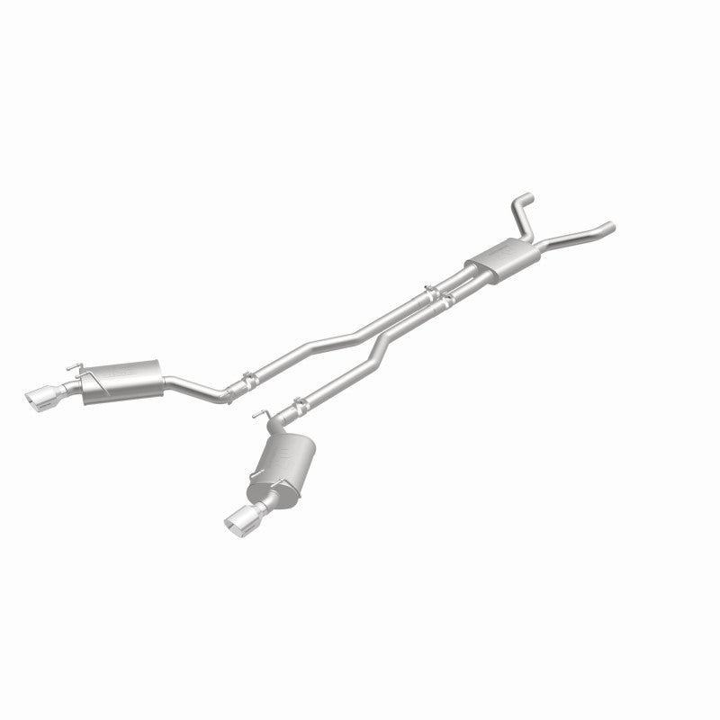 MagnaFlow Cat-Back Stainless Dual Split Rear Exit 4in Polished Tips 11-15 Chevy Camaro 3.6L V6 Magnaflow