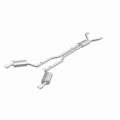 MagnaFlow Cat-Back Stainless Dual Split Rear Exit 4in Polished Tips 11-15 Chevy Camaro 3.6L V6 Magnaflow