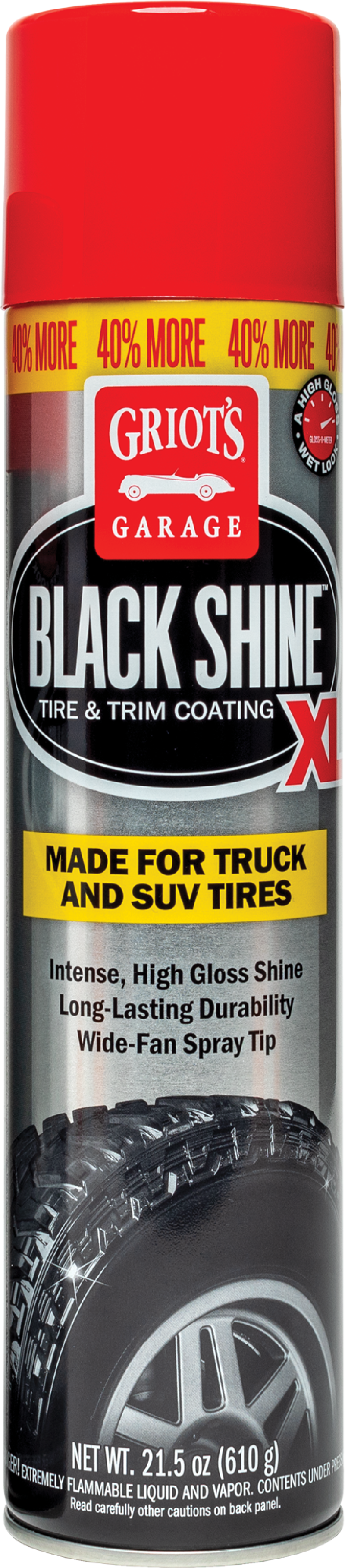 Griots Garage Black Shine Tire and Trim Coating XL - 21.5oz - eliteracefab.com
