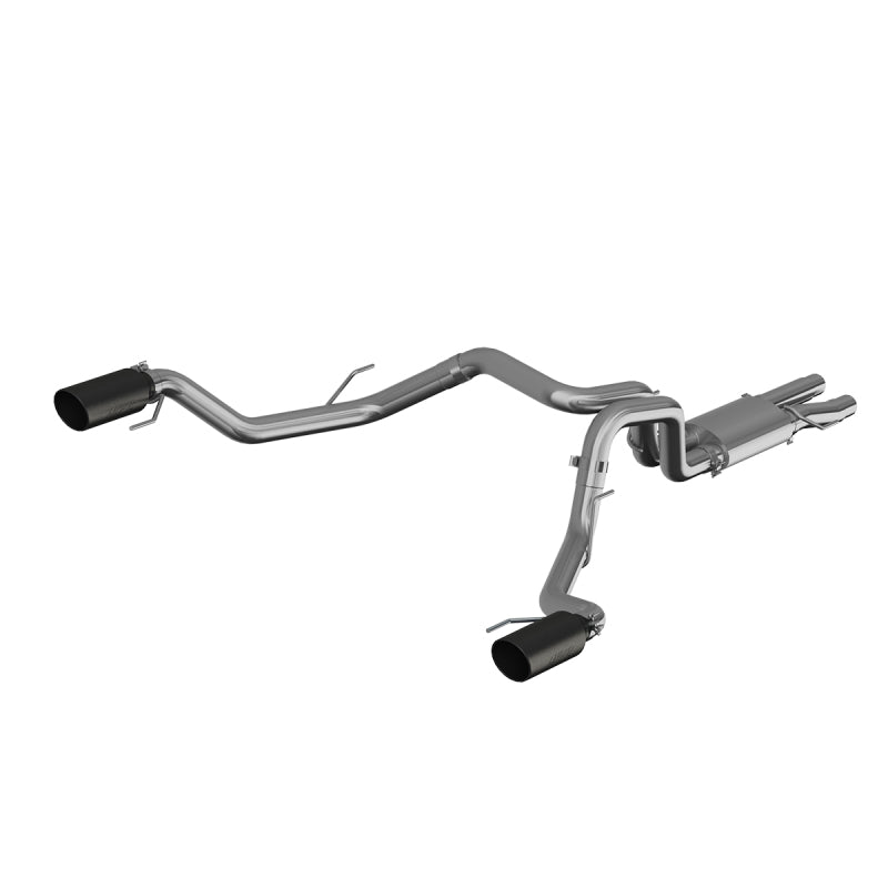 MBRP 17+ Ford F-150 Raptor 3.5L Ecoboost Dual Rear Exit T409 3in Resonater Back Exhaust System - eliteracefab.com