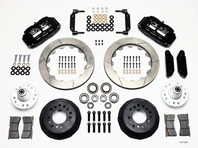 Wilwood Narrow Superlite 6R Front Hub Kit 12.88in 1970-1973 Mustang Disc Spindle Wilwood