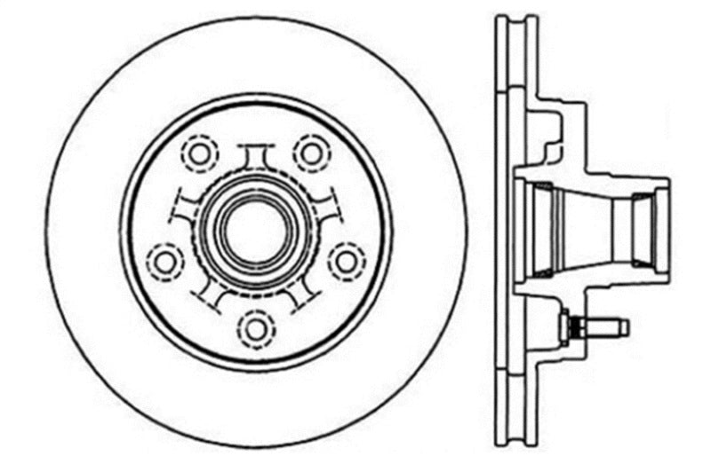 StopTech Slotted & Drilled Sport Brake Rotor Stoptech