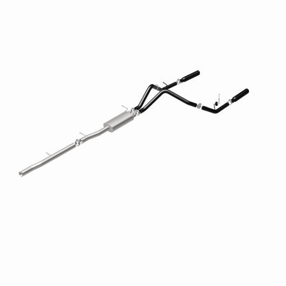 MagnaFlow SYS Cat-Back 3.5in Black Dual Split Rear Tips 10-13 Chevy Silverado / GMC Sierra 5.3L Magnaflow
