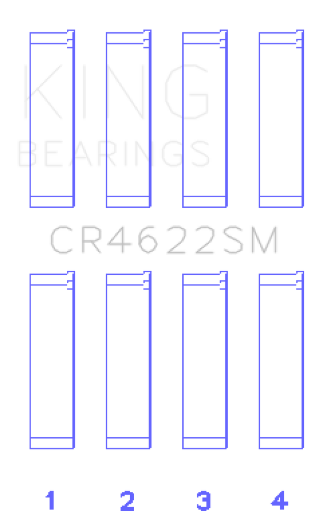 King Subaru FB20 Connecting Rod Bearing Set